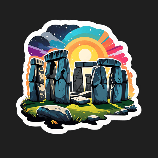 Stonehenge Sunrise - Sticker - Heat Press Transfer