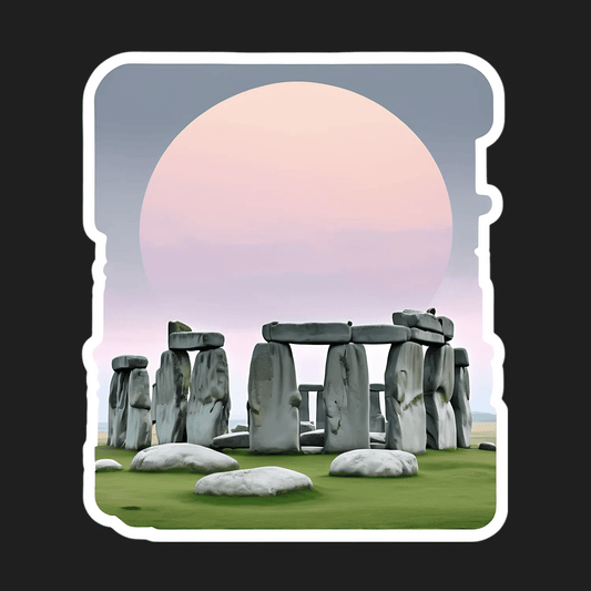 Stonehenge Sunrise - Sticker - Heat Press Transfer
