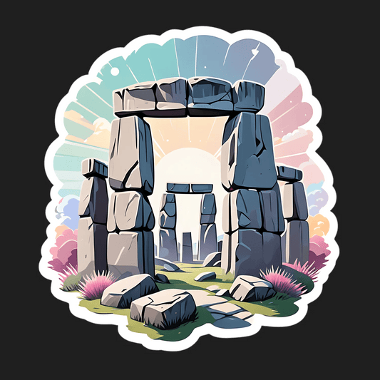 Stonehenge Sunrise - Sticker - Heat Press Transfer