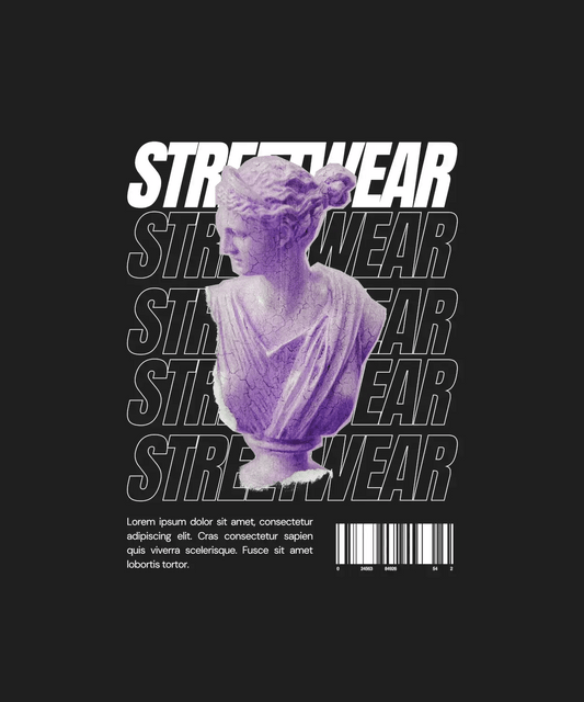 Streetwear Statue - DTF Ready to Press - Heat Press Transfer