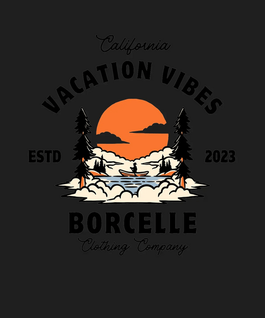Sunset Canoeing - DTF Ready to Press - Heat Press Transfer