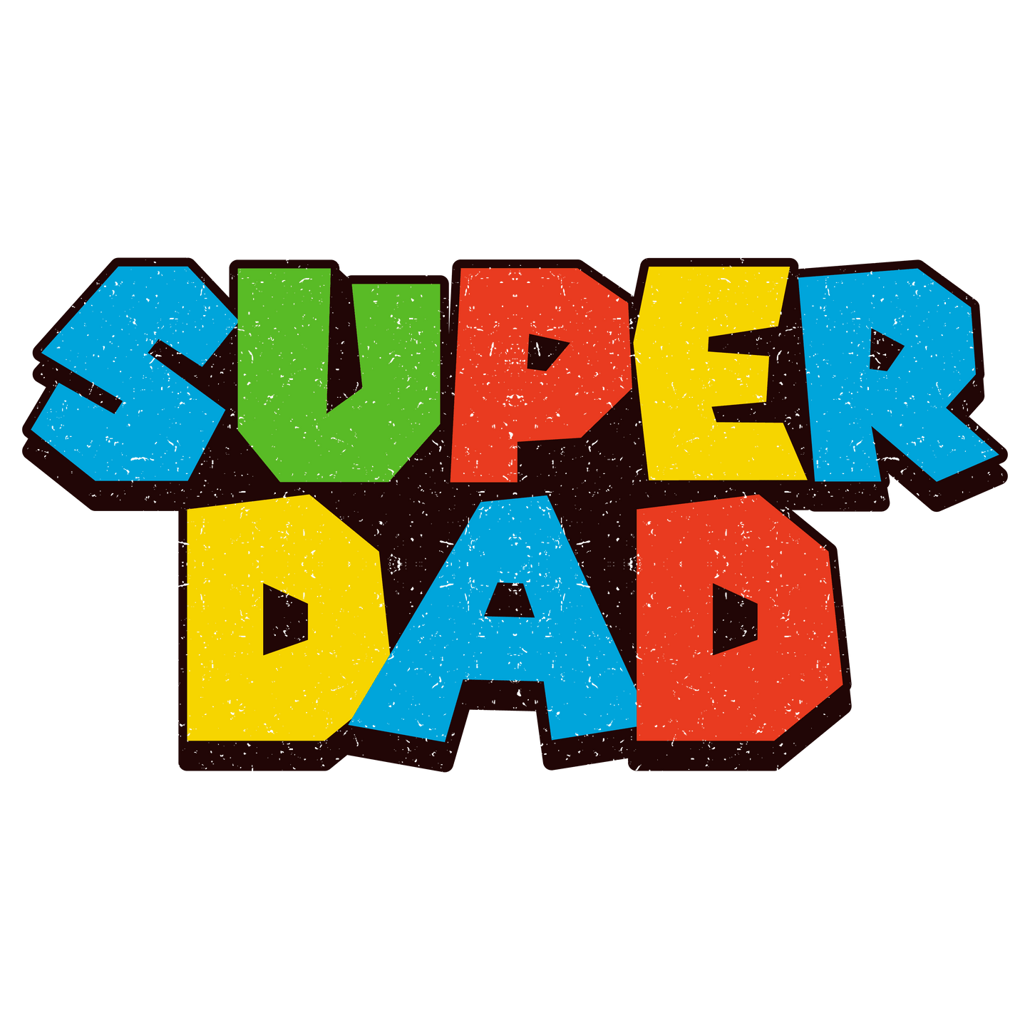 Super Dad Design - DTF Ready To Press - Heat Press Transfer