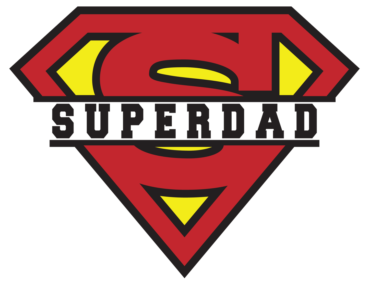 Super Dad Design - DTF Ready To Press - Heat Press Transfer