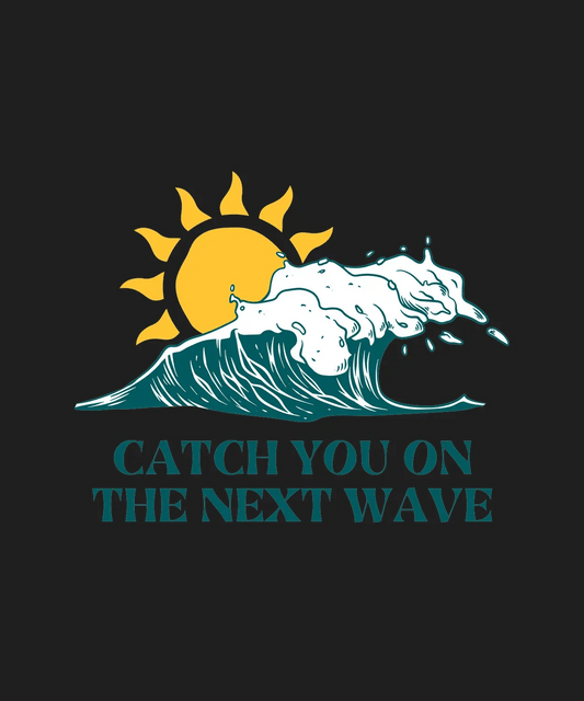 Surf Wave Sun - DTF Ready to Press - Heat Press Transfer