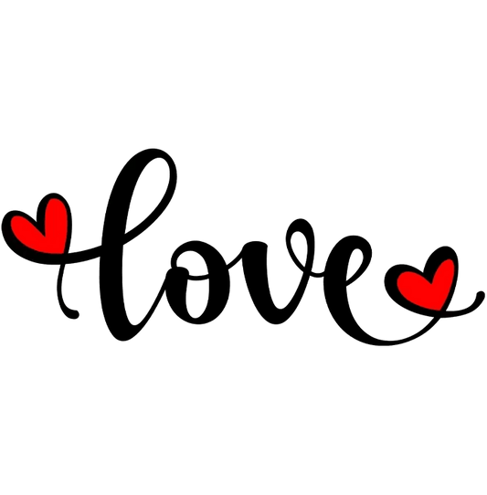 Sweet & Lovely: Valentine’s Day DTF Gang Sheet 22"x60" Premade DTF Gang Sheet - Heat Press Transfer