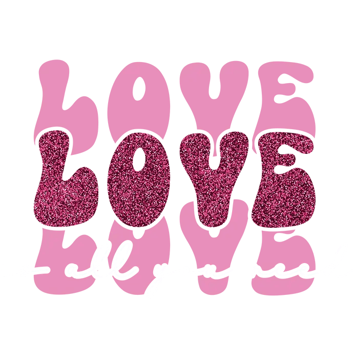 Sweet & Lovely: Valentine’s Day DTF Gang Sheet 22"x60" Premade DTF Gang Sheet - Heat Press Transfer