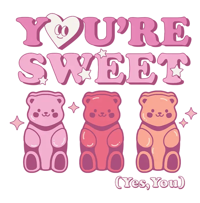 Sweet & Lovely: Valentine’s Day DTF Gang Sheet 22"x60" Premade DTF Gang Sheet - Heat Press Transfer