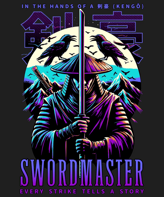 Swordmaster Samurai - DTF Ready to Press - Heat Press Transfer