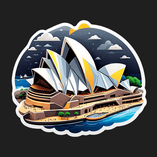 Sydney Opera House - UV DTF Sticker - Heat Press Transfer