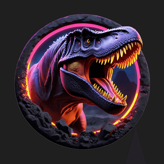 T-Rex Roar - Dinosaur Sticker - Heat Press Transfer