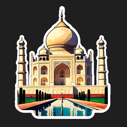 Taj Mahal Decal - Sticker - Heat Press Transfer