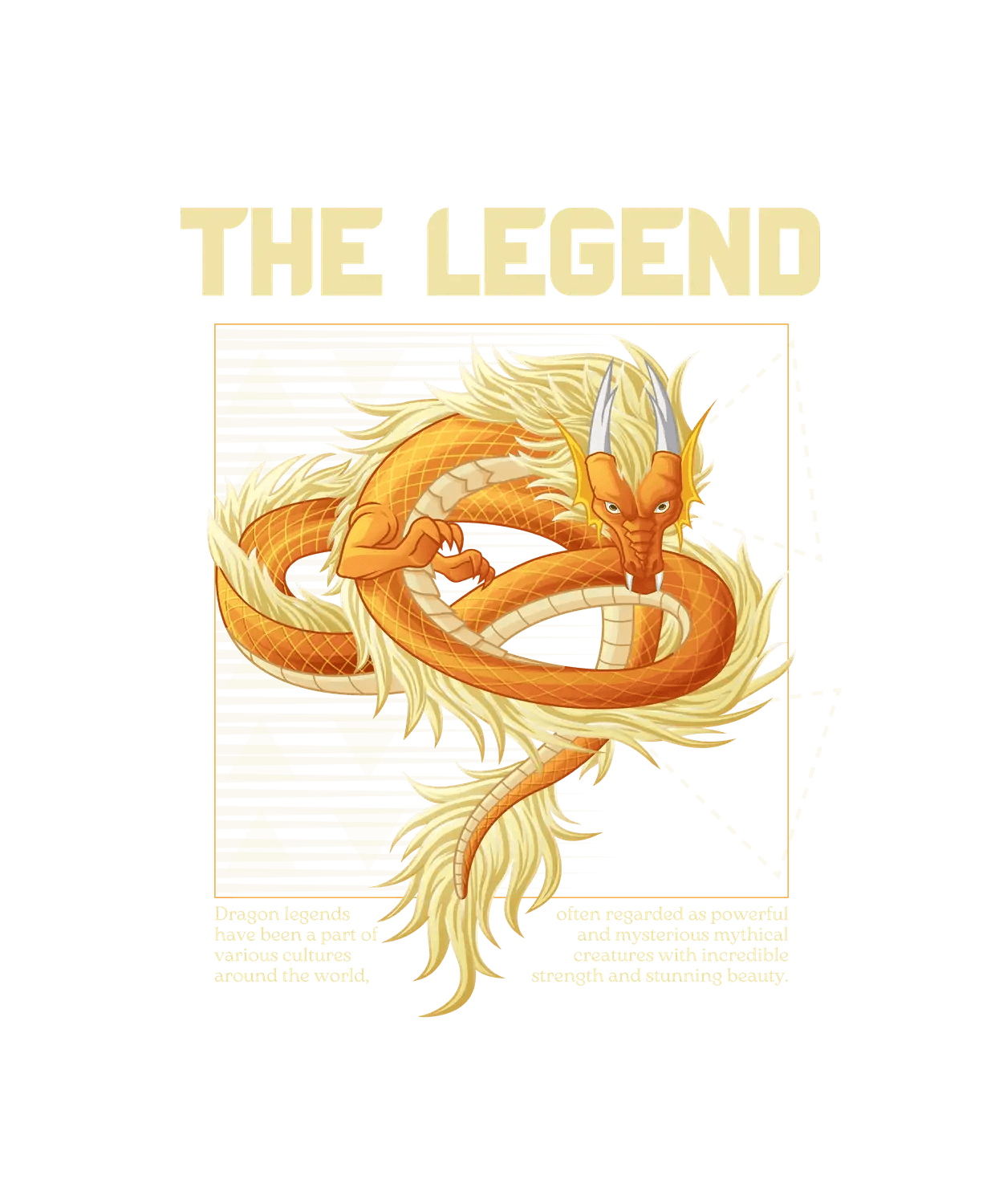 The Legend Dragon - DTF Ready to Press (original)