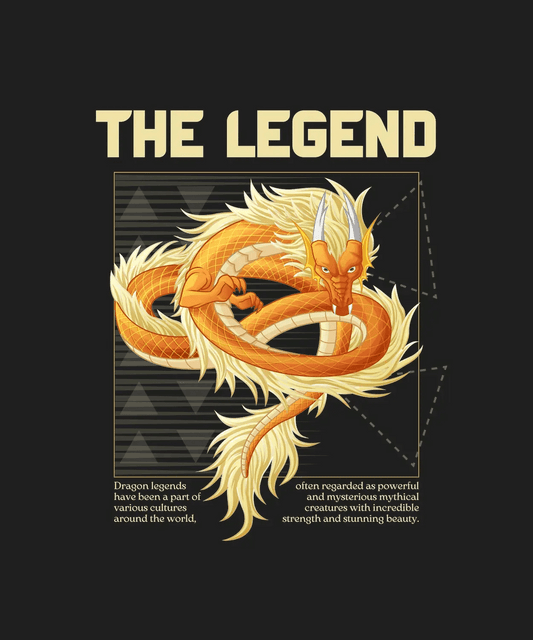 The Legend Dragon - DTF Ready to Press - Heat Press Transfer