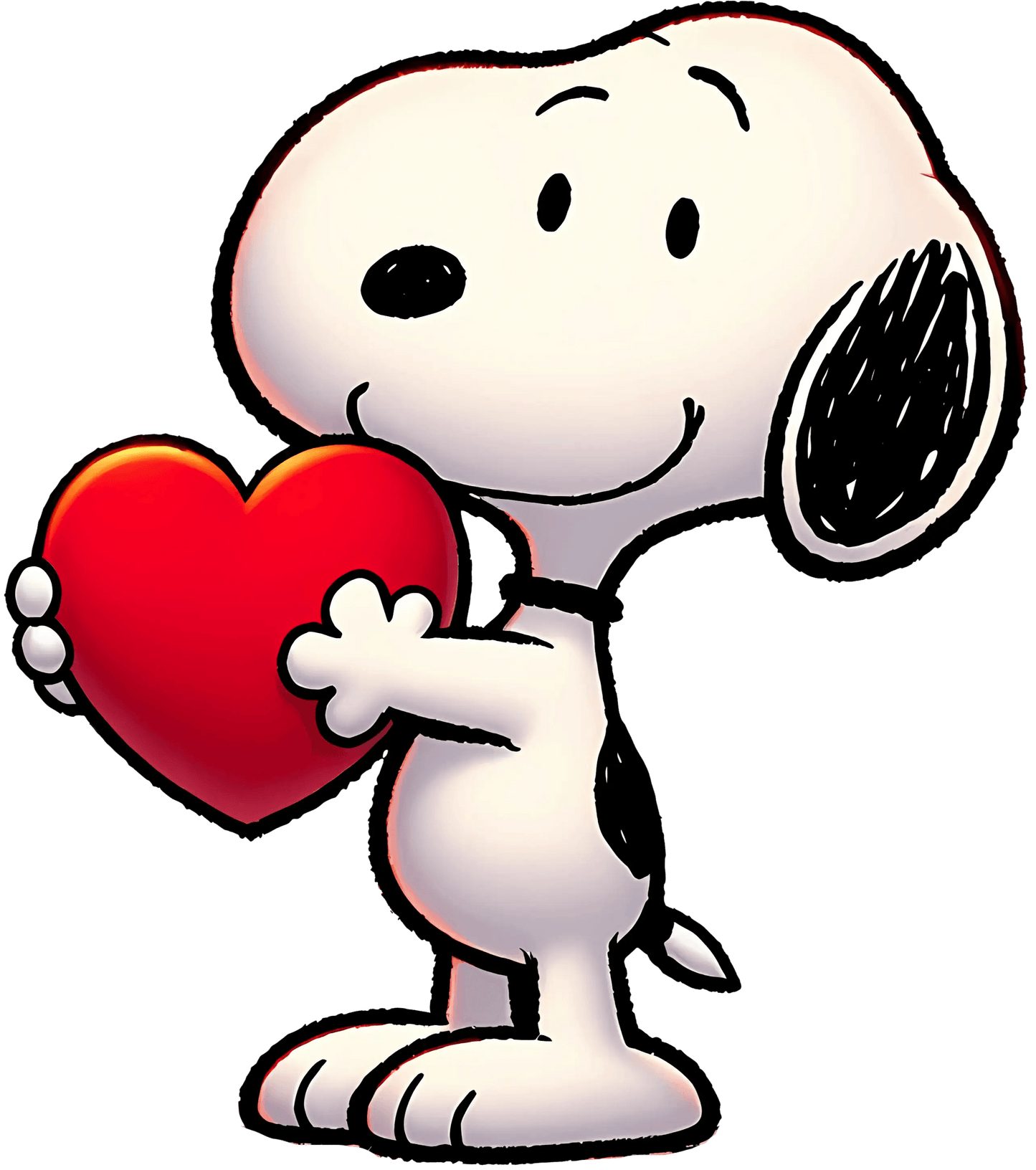 The Peanuts Snoopy Be Mine Valentine's Day Design - DTF Ready To Press - Heat Press Transfer