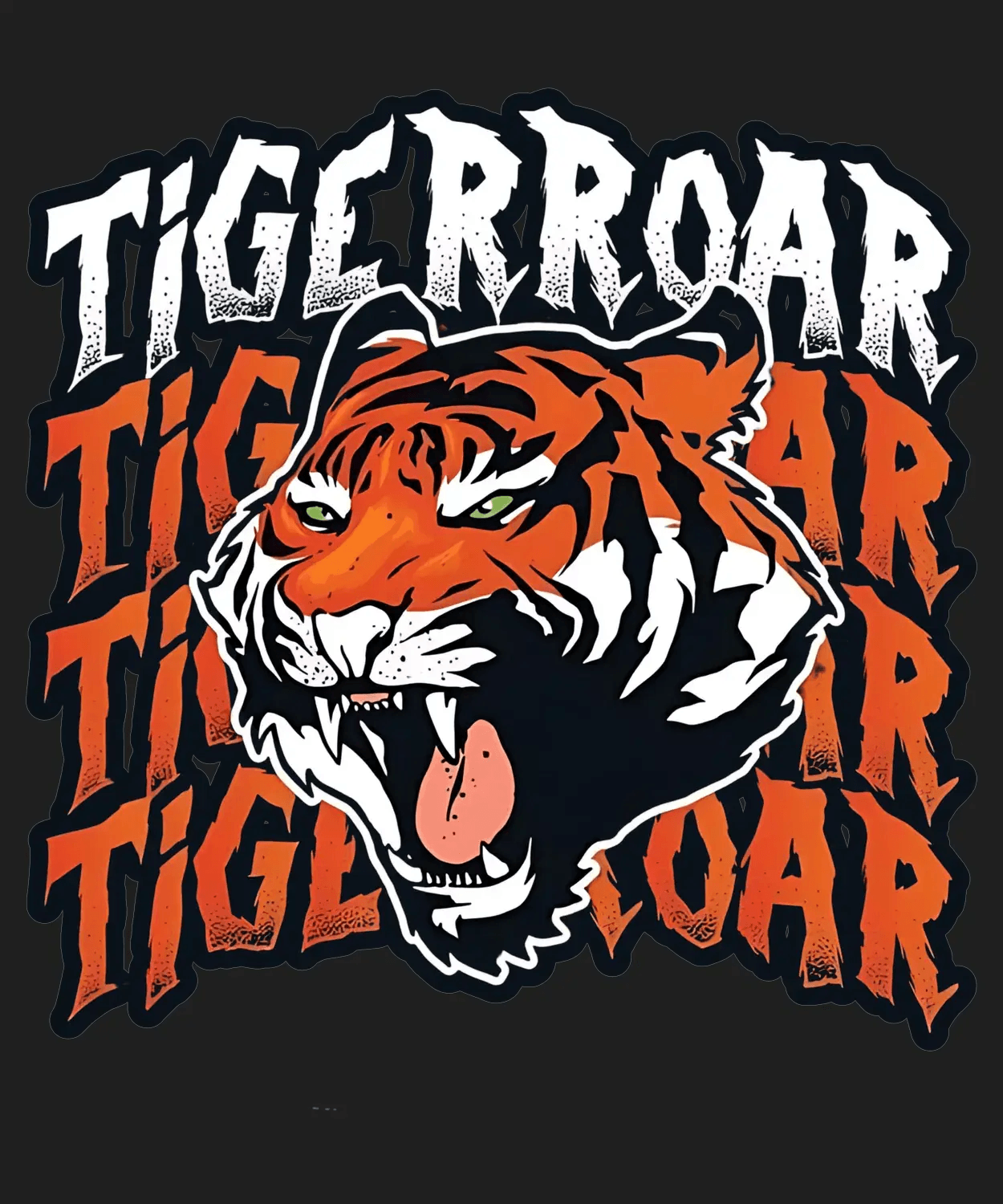 Tiger Roar - DTF Ready to Press - Heat Press Transfer