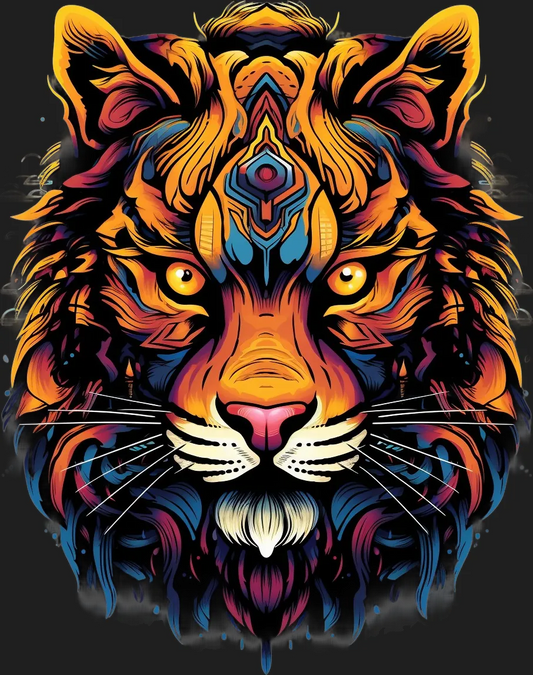 Tiger Spirit - DTF Ready to Press - Heat Press Transfer