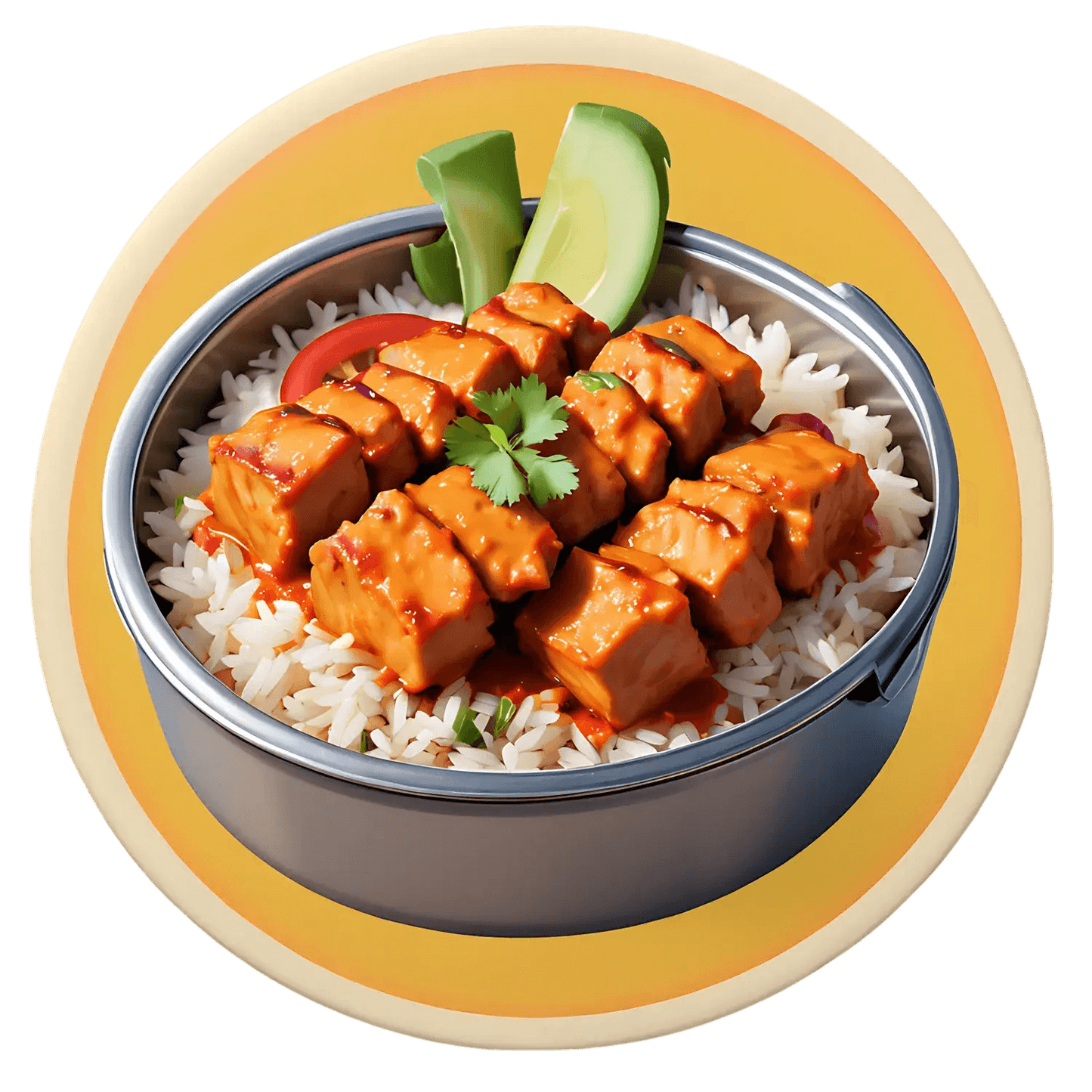 Tofu Rice Bowl - Sticker - Heat Press Transfer