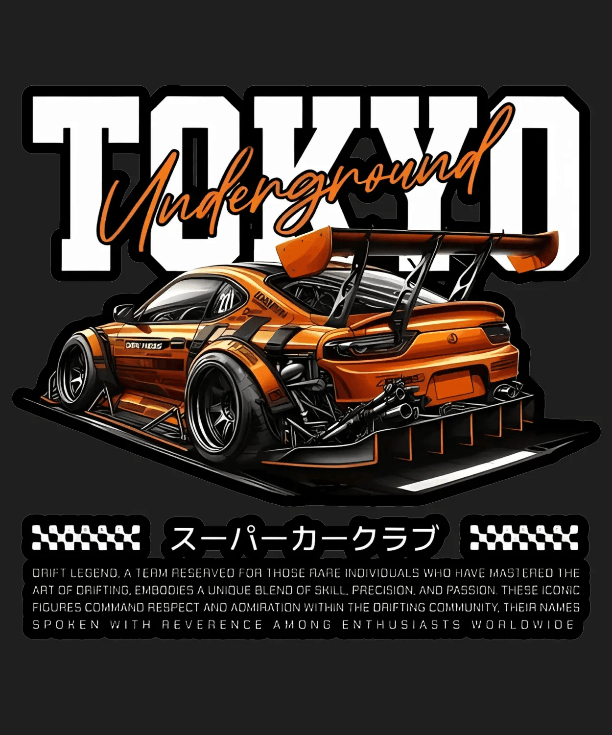 Tokyo Underground - DTF Ready to Press (black_bg)