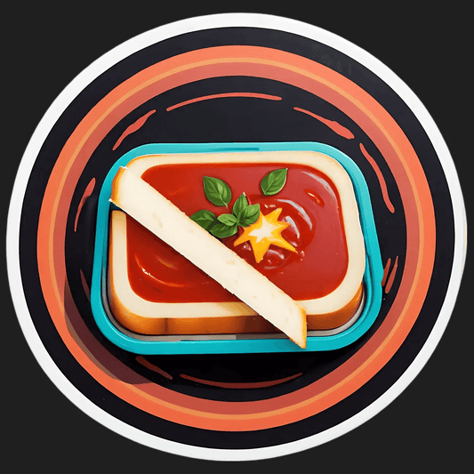 Tomato Sauce Art - UV DTF Sticker - Heat Press Transfer