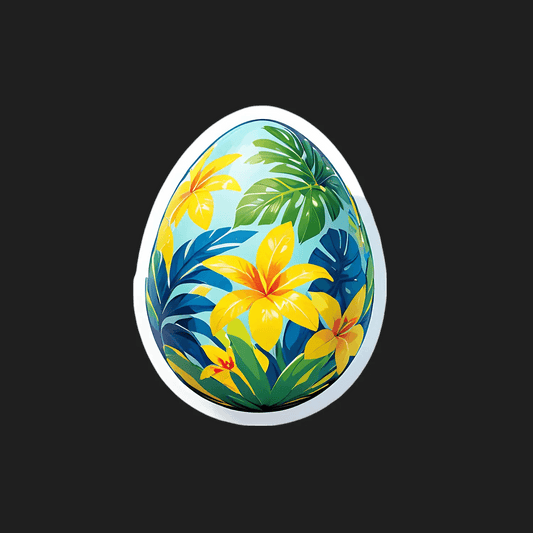 Tropical Paradise - UV DTF Sticker - Heat Press Transfer