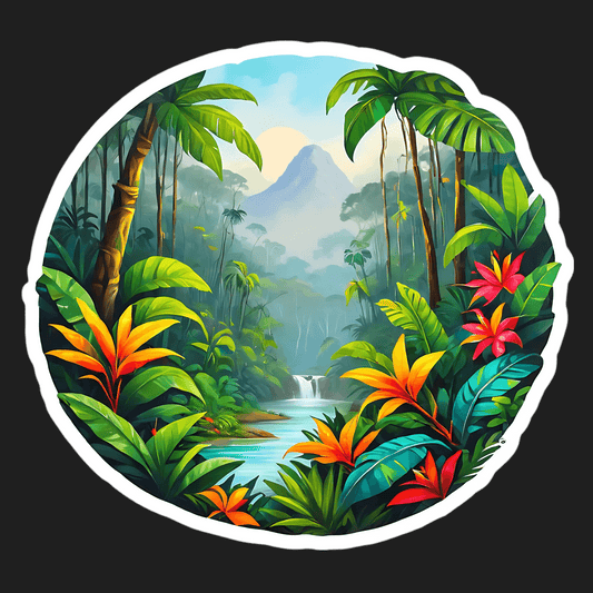 Tropical Paradise - Sticker - Heat Press Transfer