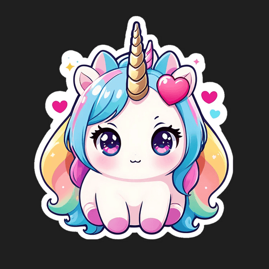 Unicorn Magic - Cute Unicorn Sticker - Heat Press Transfer