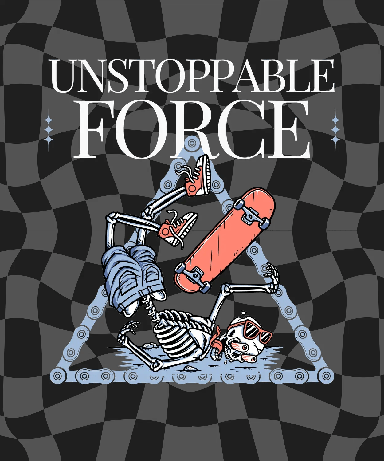Unstoppable Force - DTF Ready to Press (black_bg)