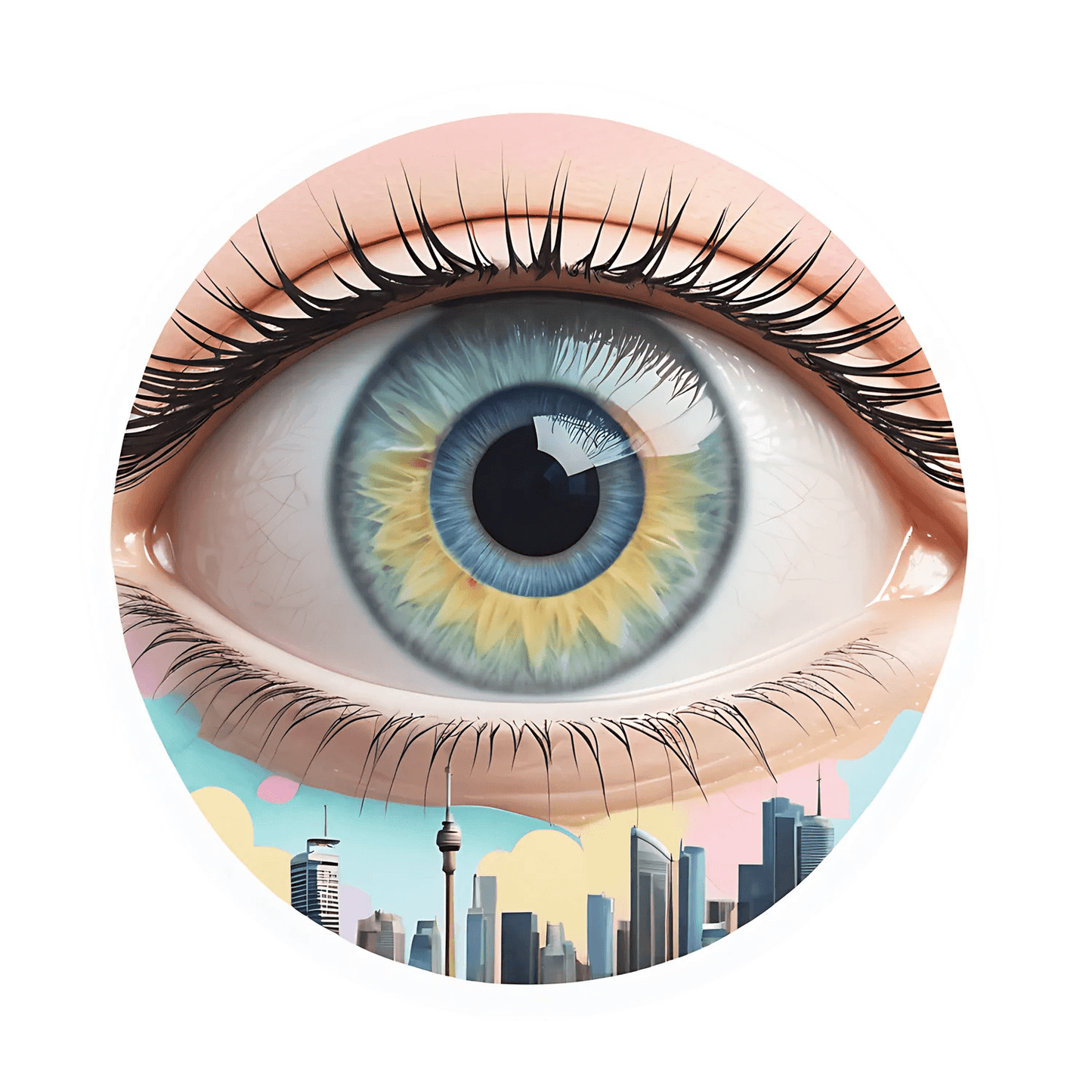 Urban Vision Eye - Sticker - Heat Press Transfer