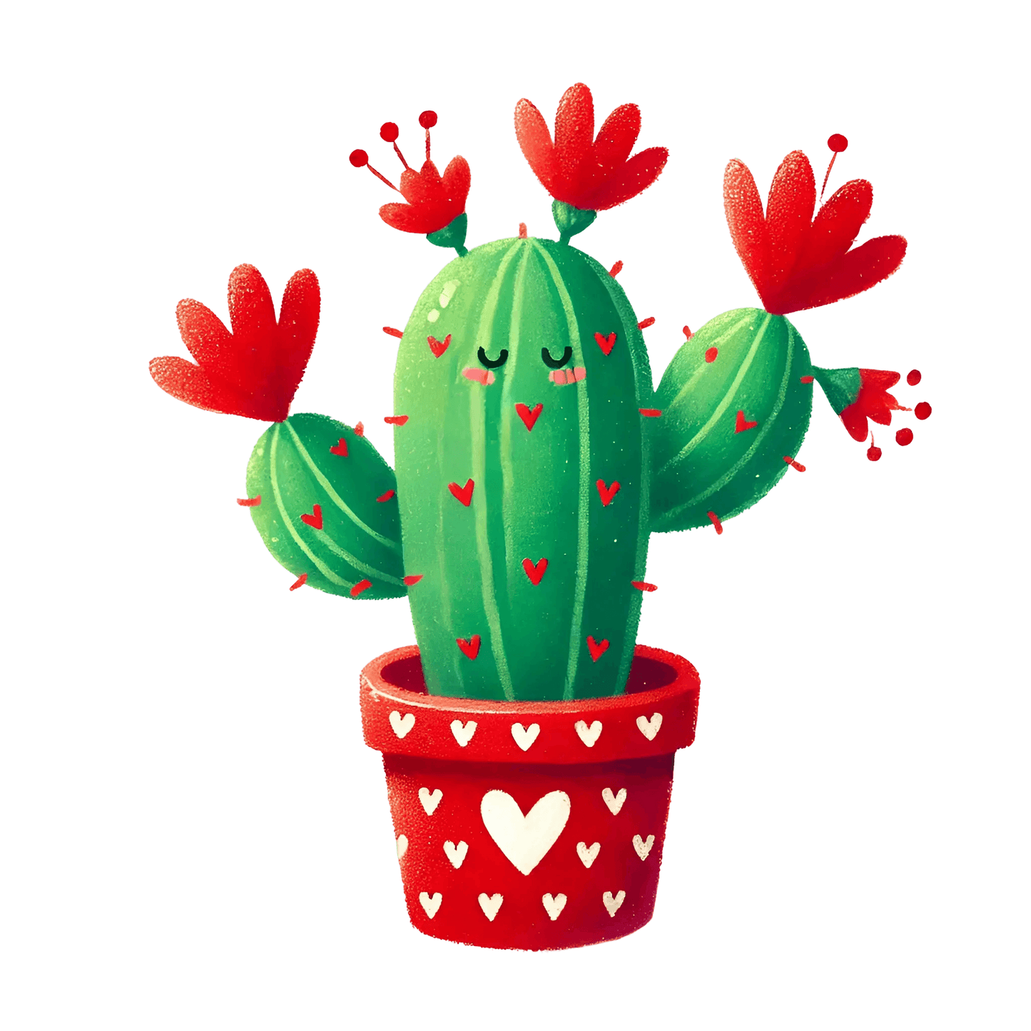 Valentine's Day Cactus Design | DTF Center - Heat Press Transfer