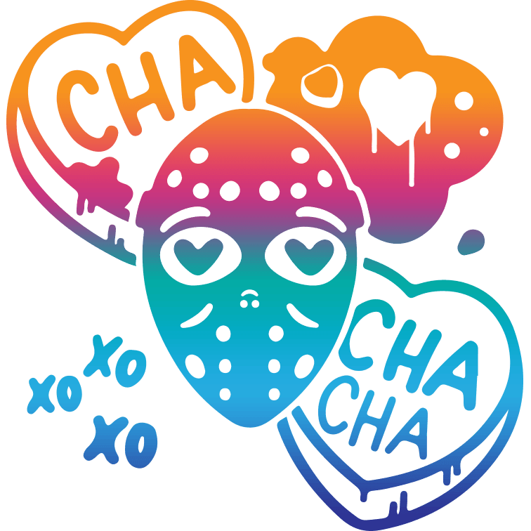 Valentine's Day Cha Cha Design - DTF Ready To Press - Heat Press Transfer