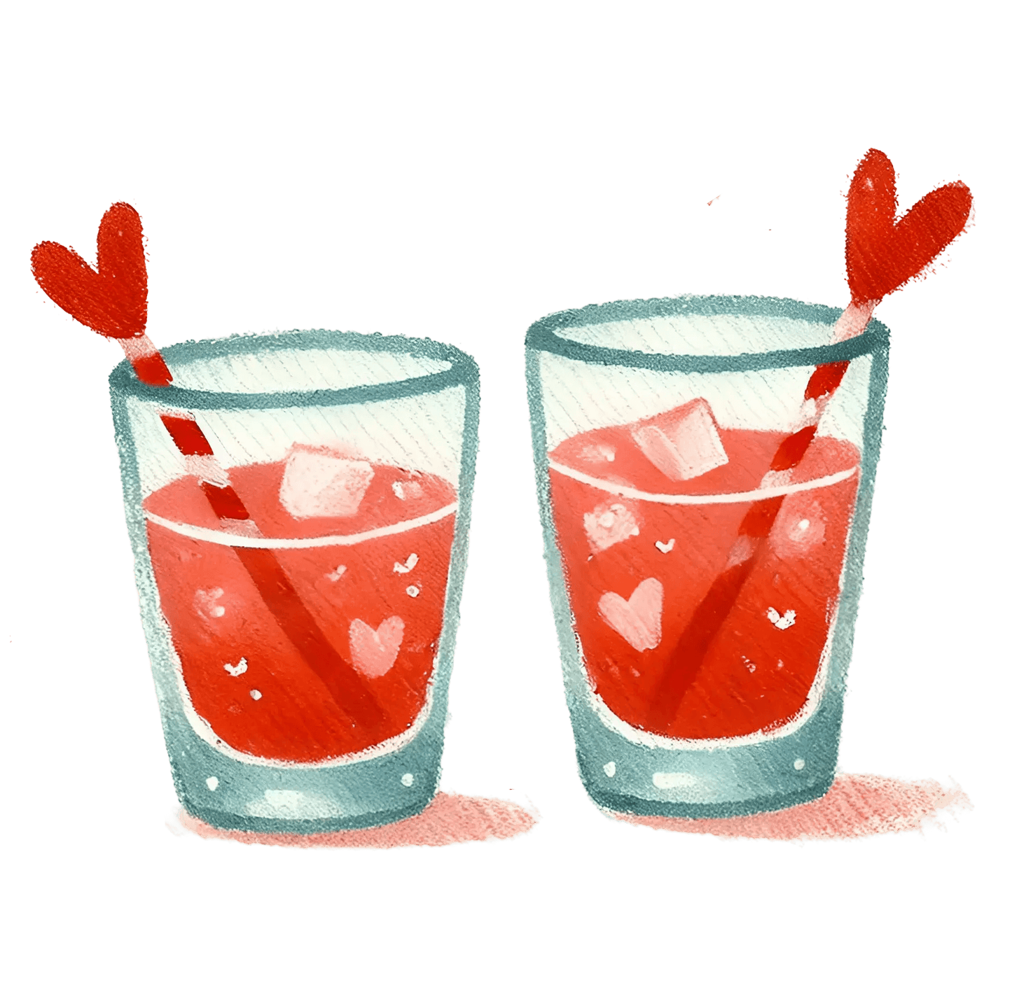 Valentine's Day Glasses Design | DTF Center - Heat Press Transfer