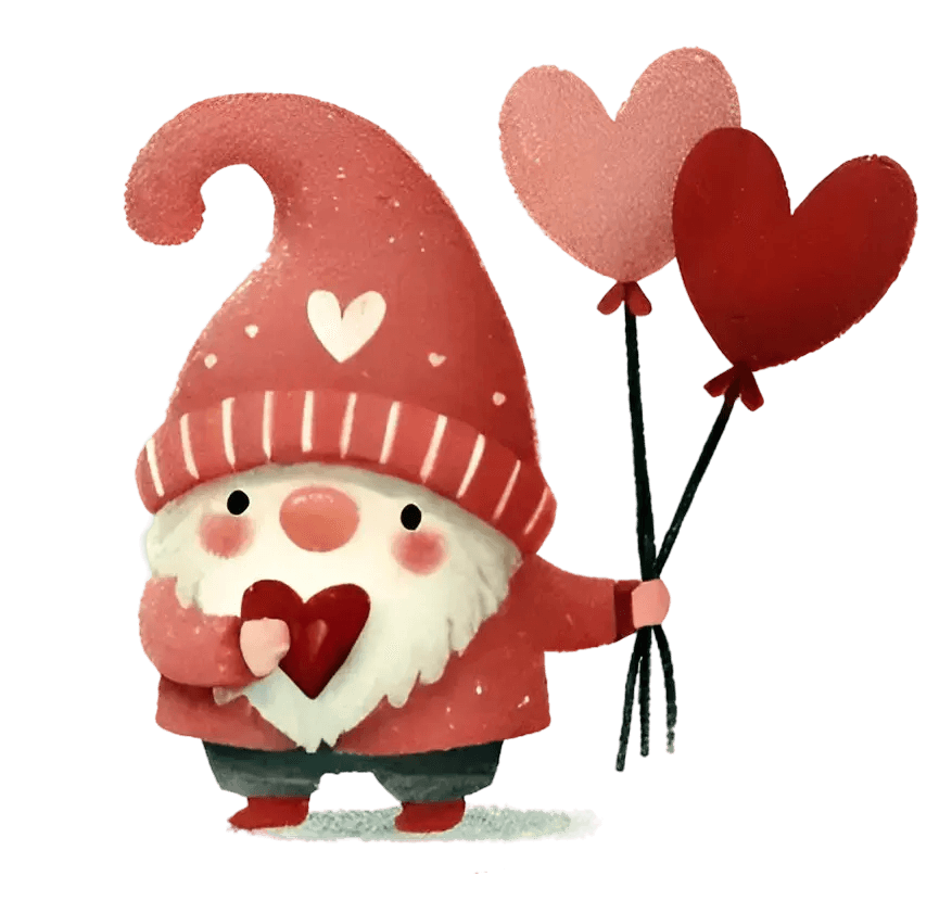 Valentine's Day Gnome | DTF Center - Heat Press Transfer