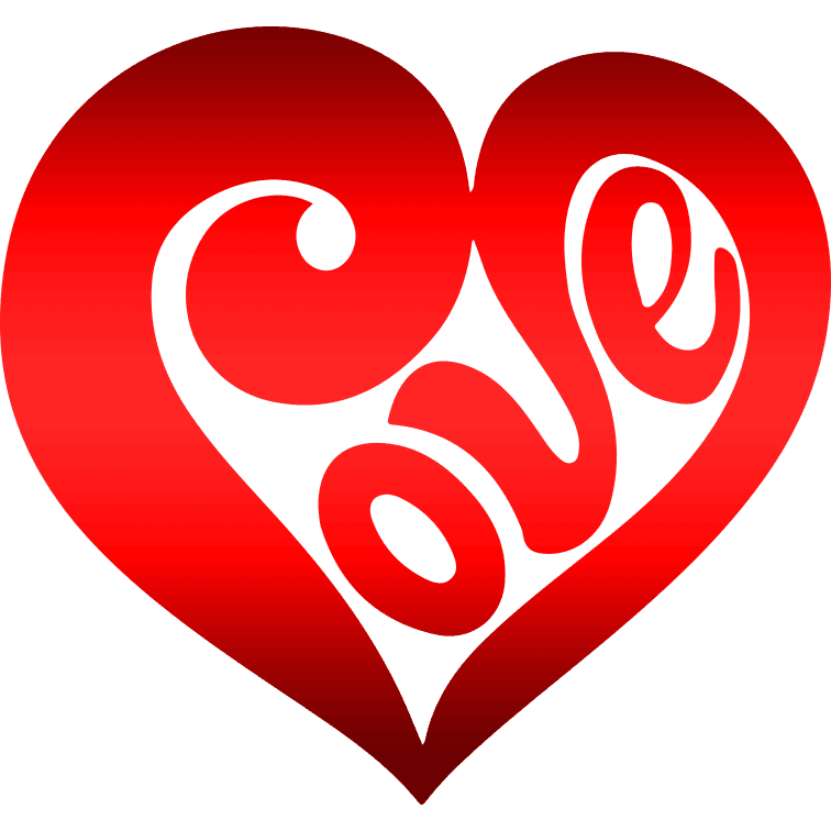 Valentine's Day Love Design - DTF Ready To Press - Heat Press Transfer