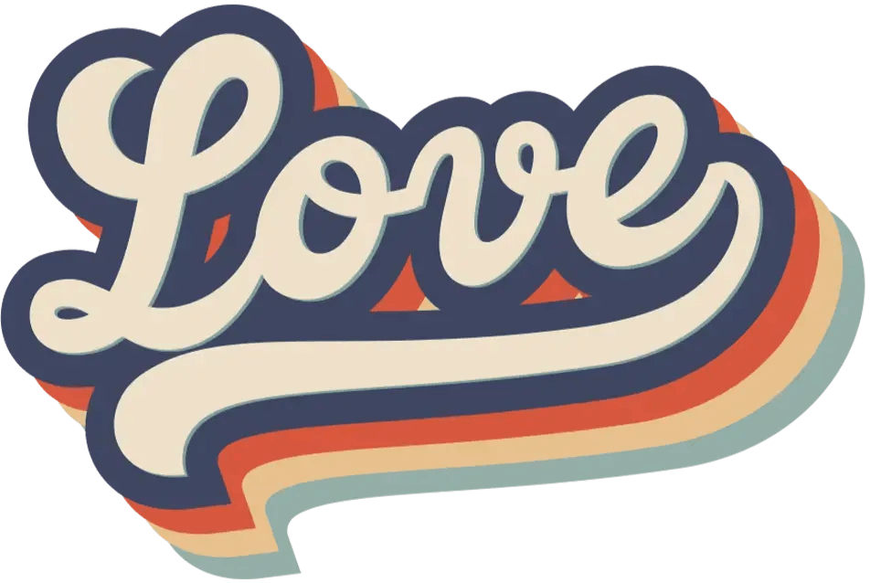 Valentine's Day Love Design - DTF Ready To Press - Heat Press Transfer