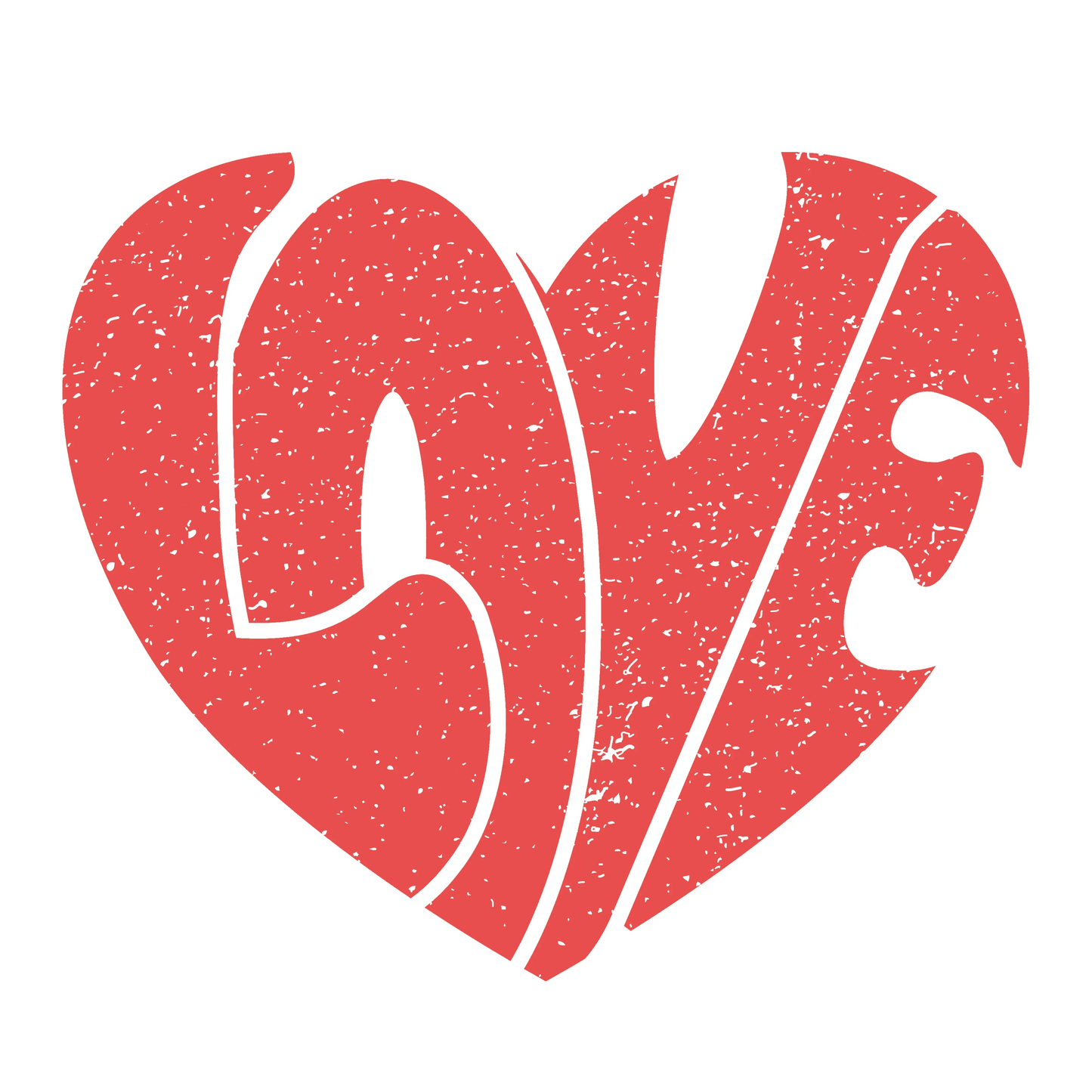 Valentine's Day Love Design | DTF Center - Heat Press Transfer