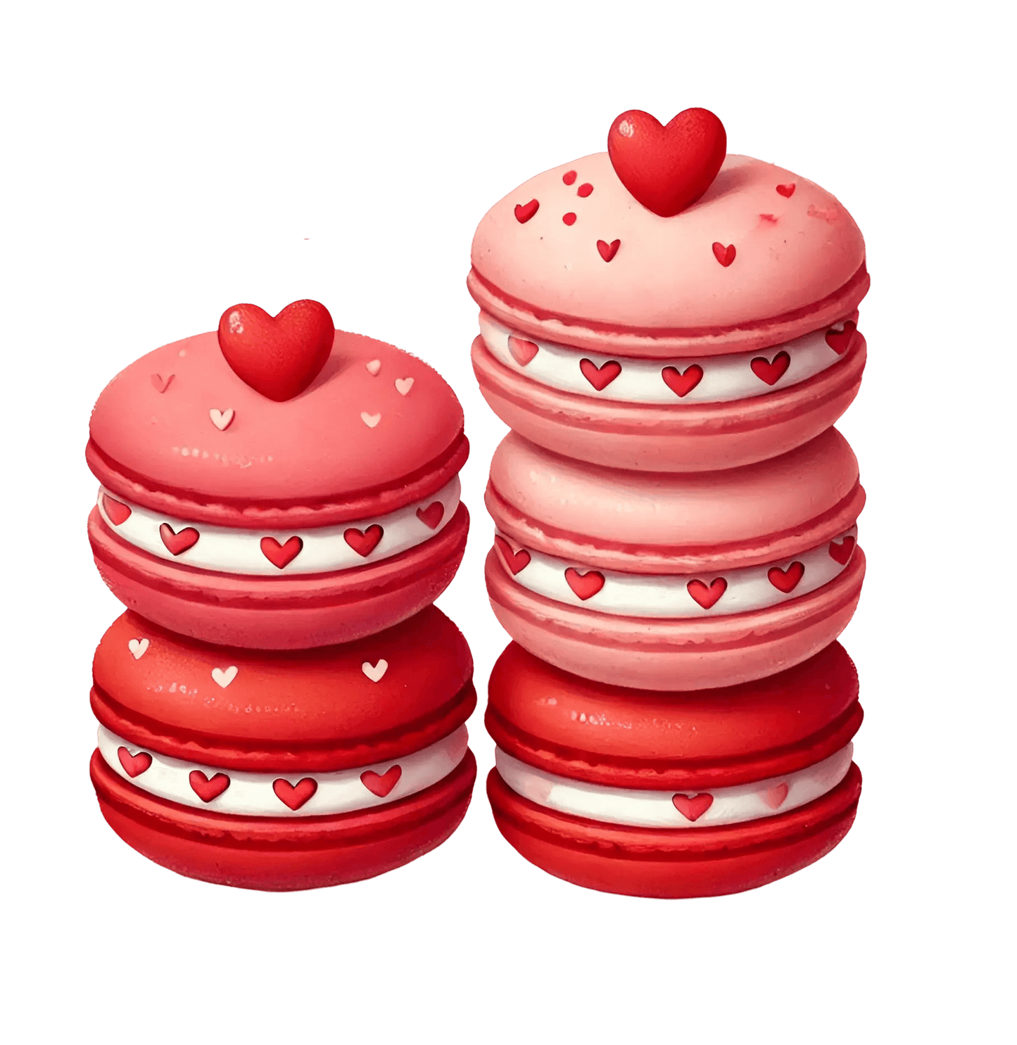 Valentine's Day Macarons Design | DTF Center - Heat Press Transfer