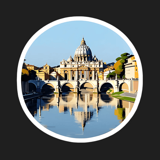 Vatican View - Sticker - Heat Press Transfer