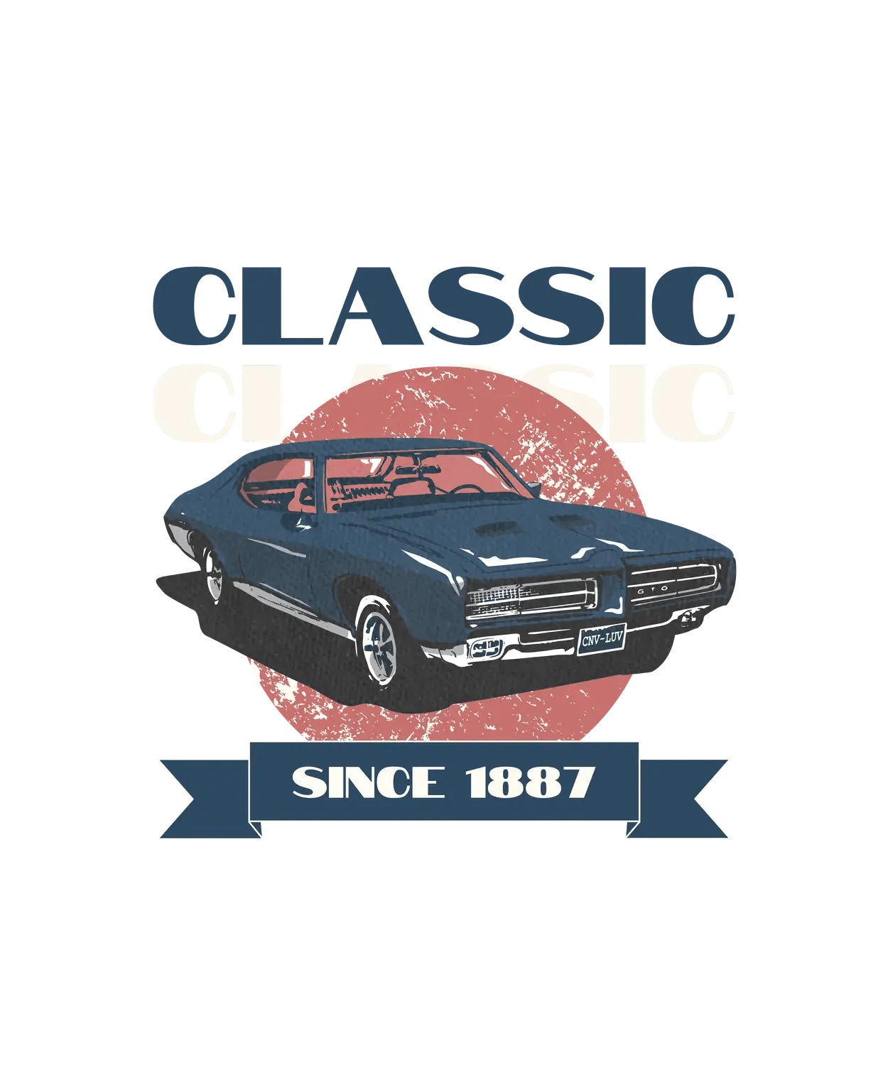 Vintage Car Classic - DTF Ready to Press (original)