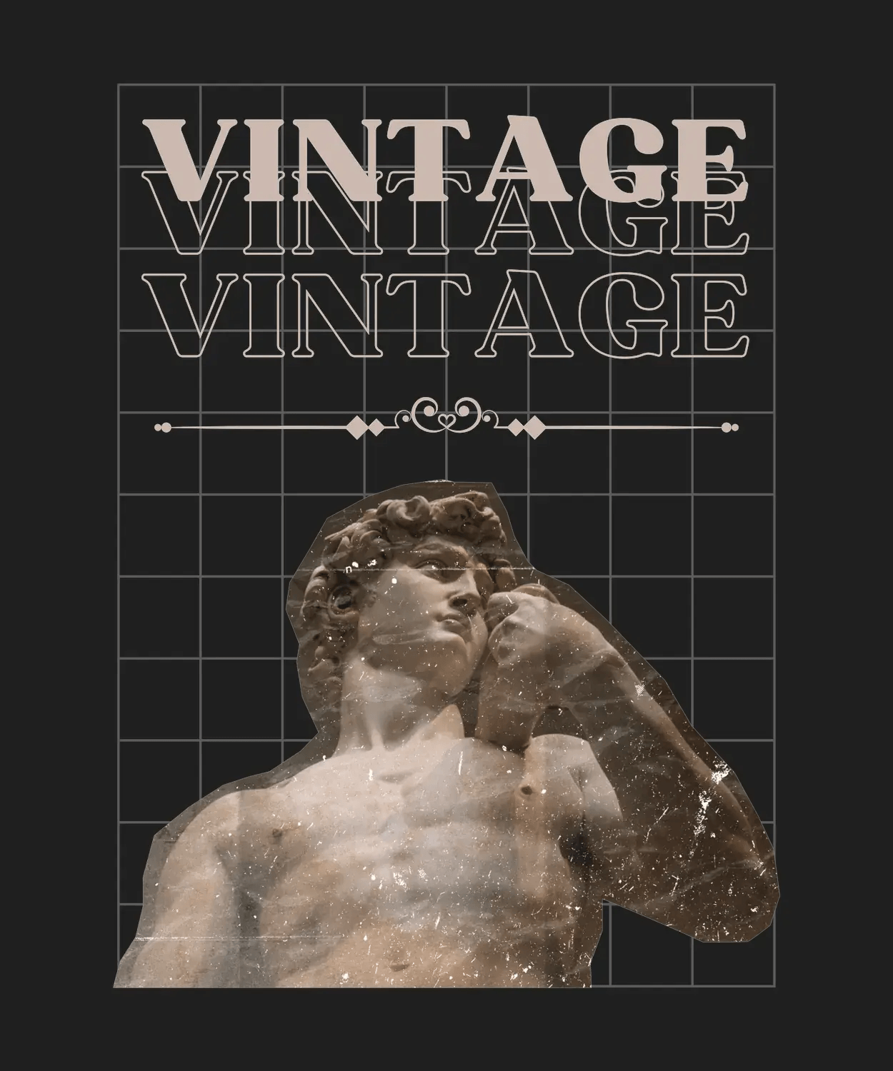 Vintage Classic - DTF Ready to Press (black_bg)