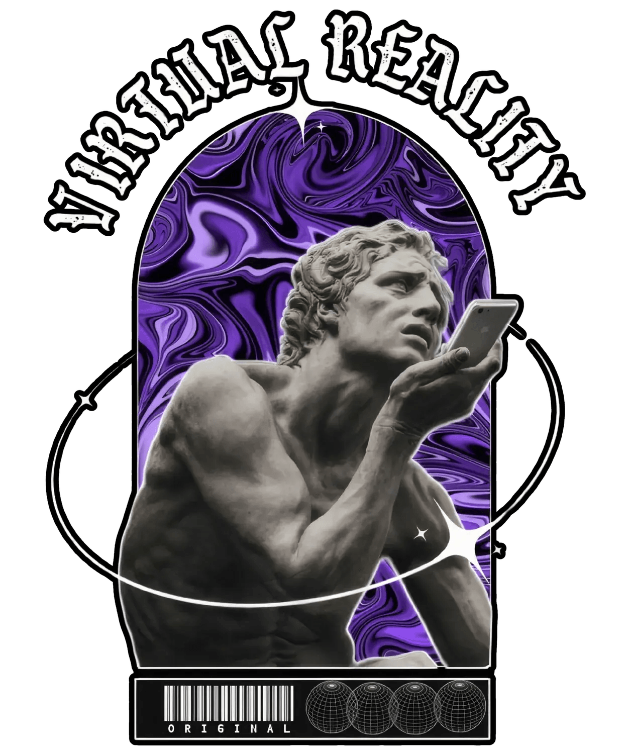 Virtual Reality Art - DTF Ready to Press (original)