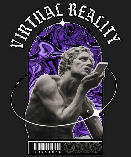 Virtual Reality Art - DTF Ready to Press - Heat Press Transfer