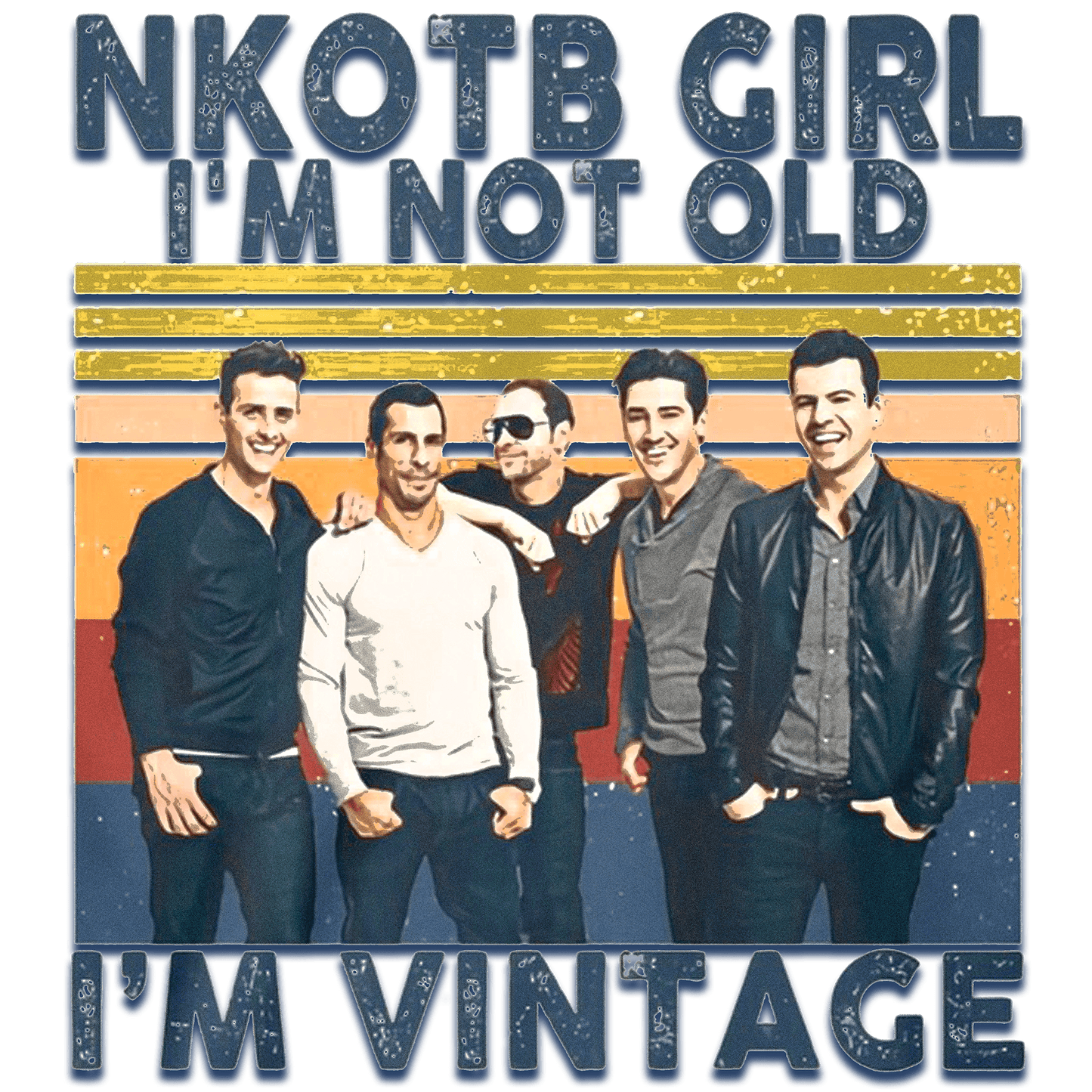 NKOTB Design - DTF Ready To Press - Heat Press Transfer