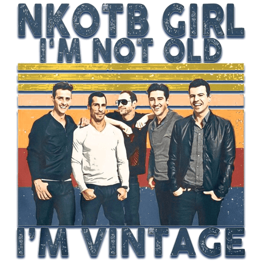 NKOTB Design - DTF Ready To Press - Heat Press Transfer