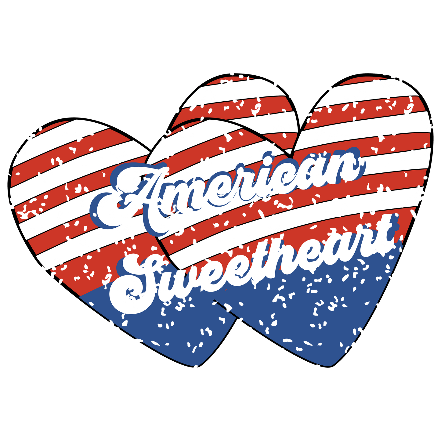 American Sweetheart Design - DTF Ready To Press - Heat Press Transfer
