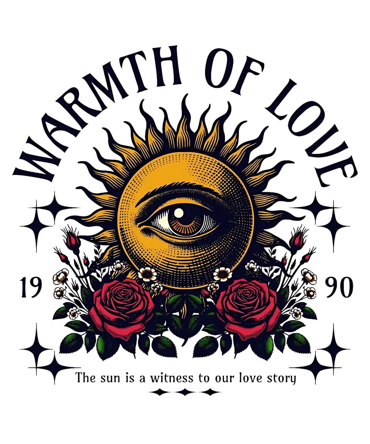Warmth of Love Eye - DTF Ready to Press (original)