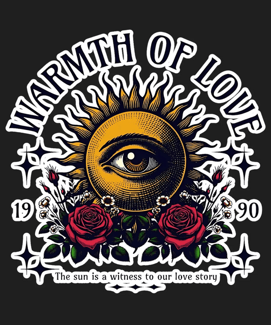 Warmth of Love Eye - DTF Ready to Press - Heat Press Transfer