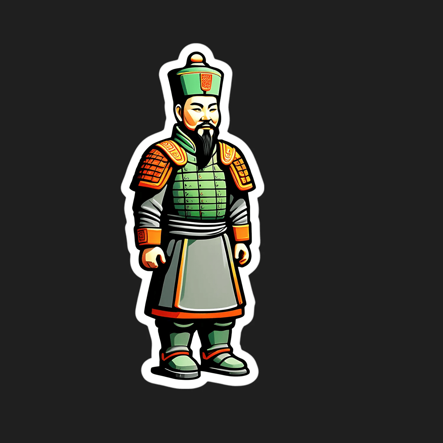 Warrior Queen Sticker - Durable UV Design - Heat Press Transfer