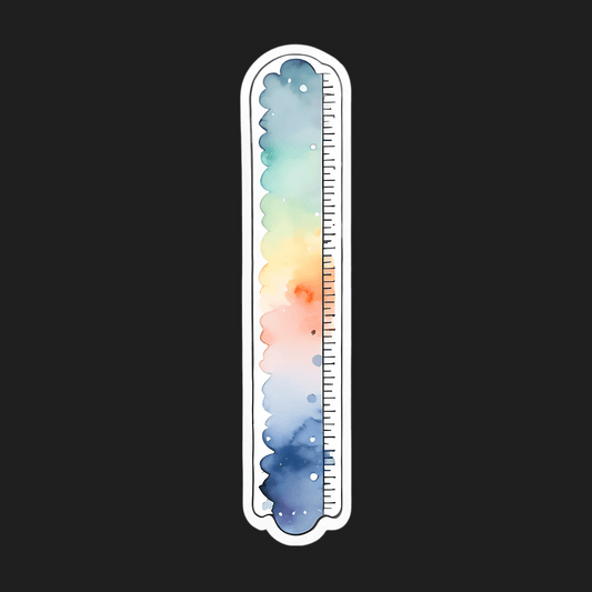 Watercolor Rainbow - Sticker - Heat Press Transfer