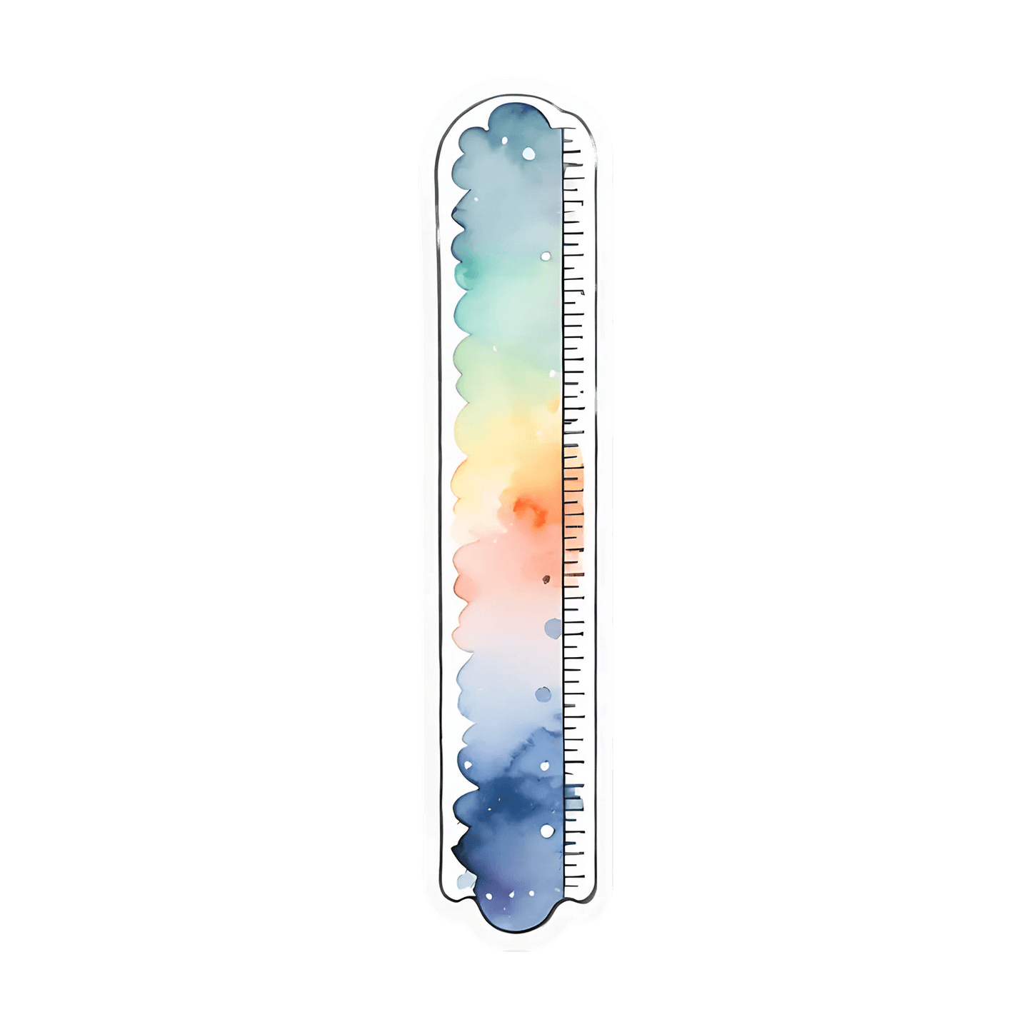 Watercolor Rainbow - Sticker - Heat Press Transfer