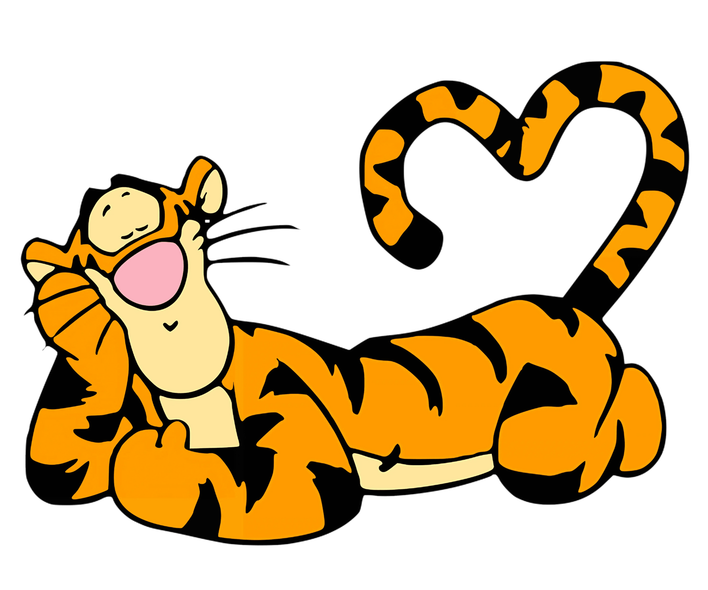 Winnie The Pooh Tigger Valentine's Day Design - DTF Ready To Press - Heat Press Transfer